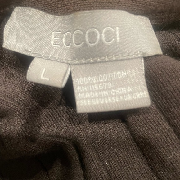 RUFFLE BUTTON DOWN SWEATER - Picture 2 of 6